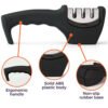 3-step professional knife sharpener for restoring kitchen blades to razor-sharp condition.