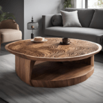 wood coffee table